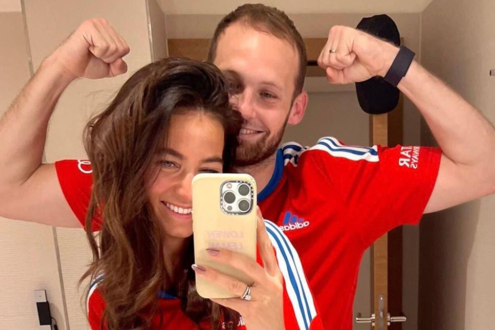 Daley Blind en zijn vrouw Candy-Rae