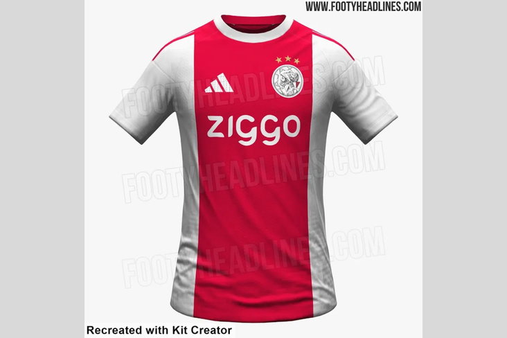 Het nieuwe thuisshirt van Ajax