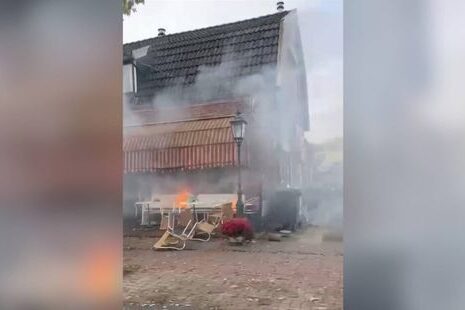Brand bij In de Gauwe Geit