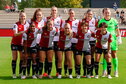 De speelsters van Feyenoord op Varkenoord
