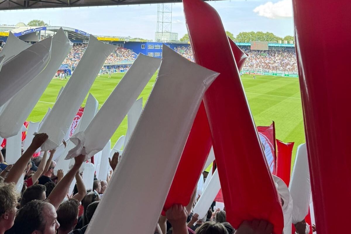FC Twente-fans in het uitvak