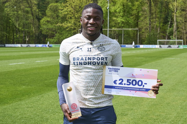 Johan Bakayoko is Johan Cruijff Talent van de Maand april