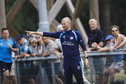 Kasper Kurland langs de lijn bij PSV