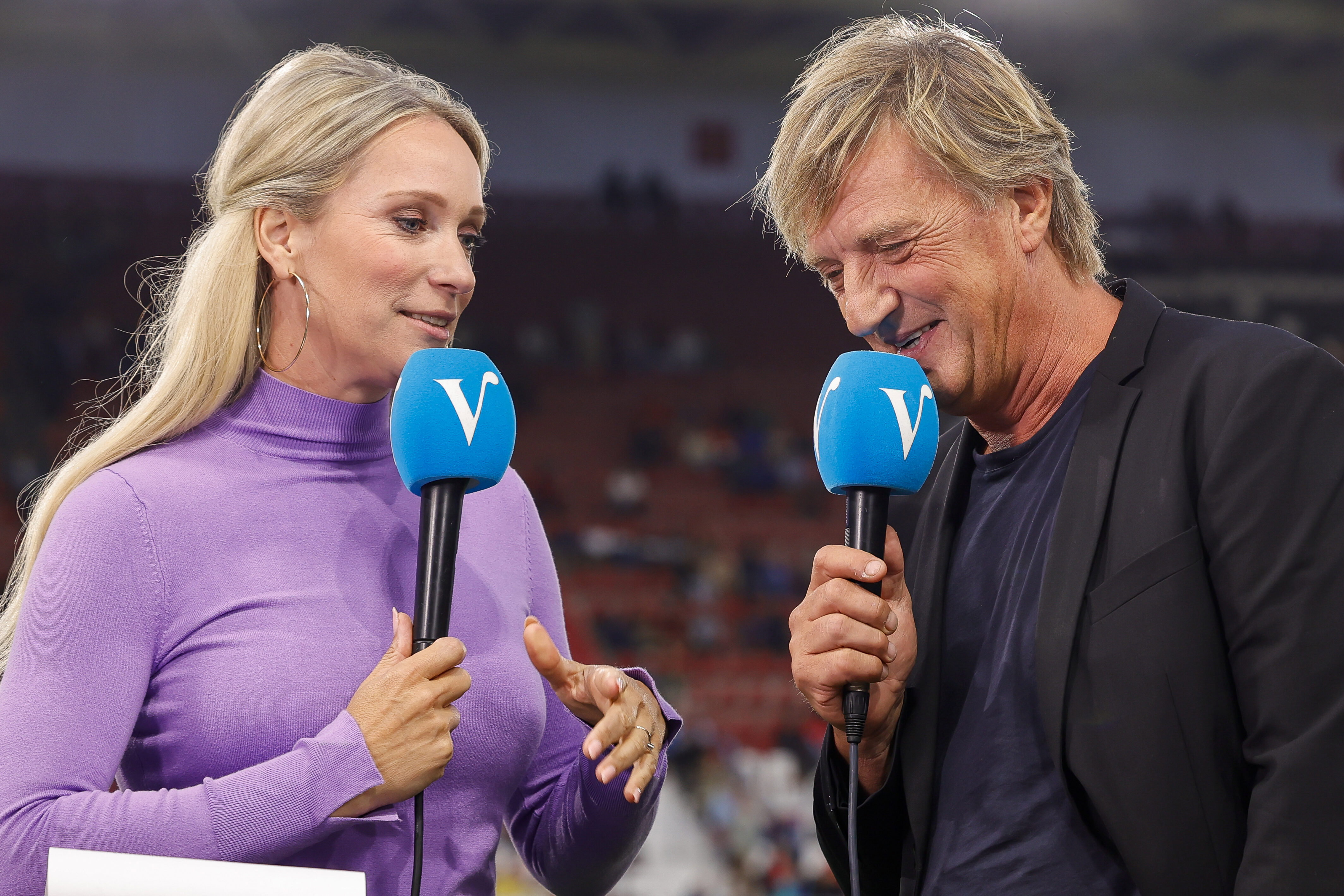 Hélène Hendriks en Wim Kieft bij Veronica