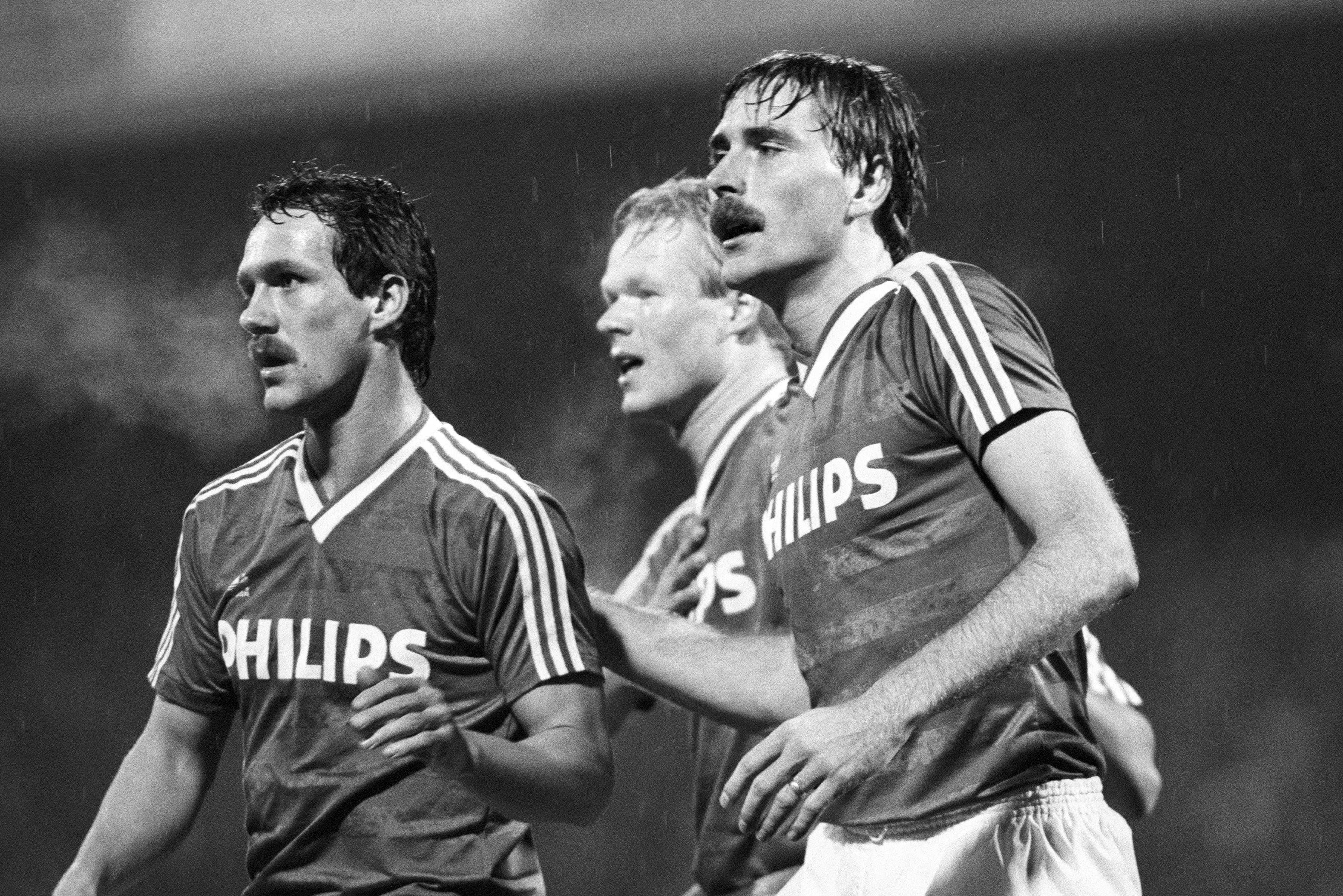 Berry van Aerle, Ronald Koeman en Ivan Nielsen