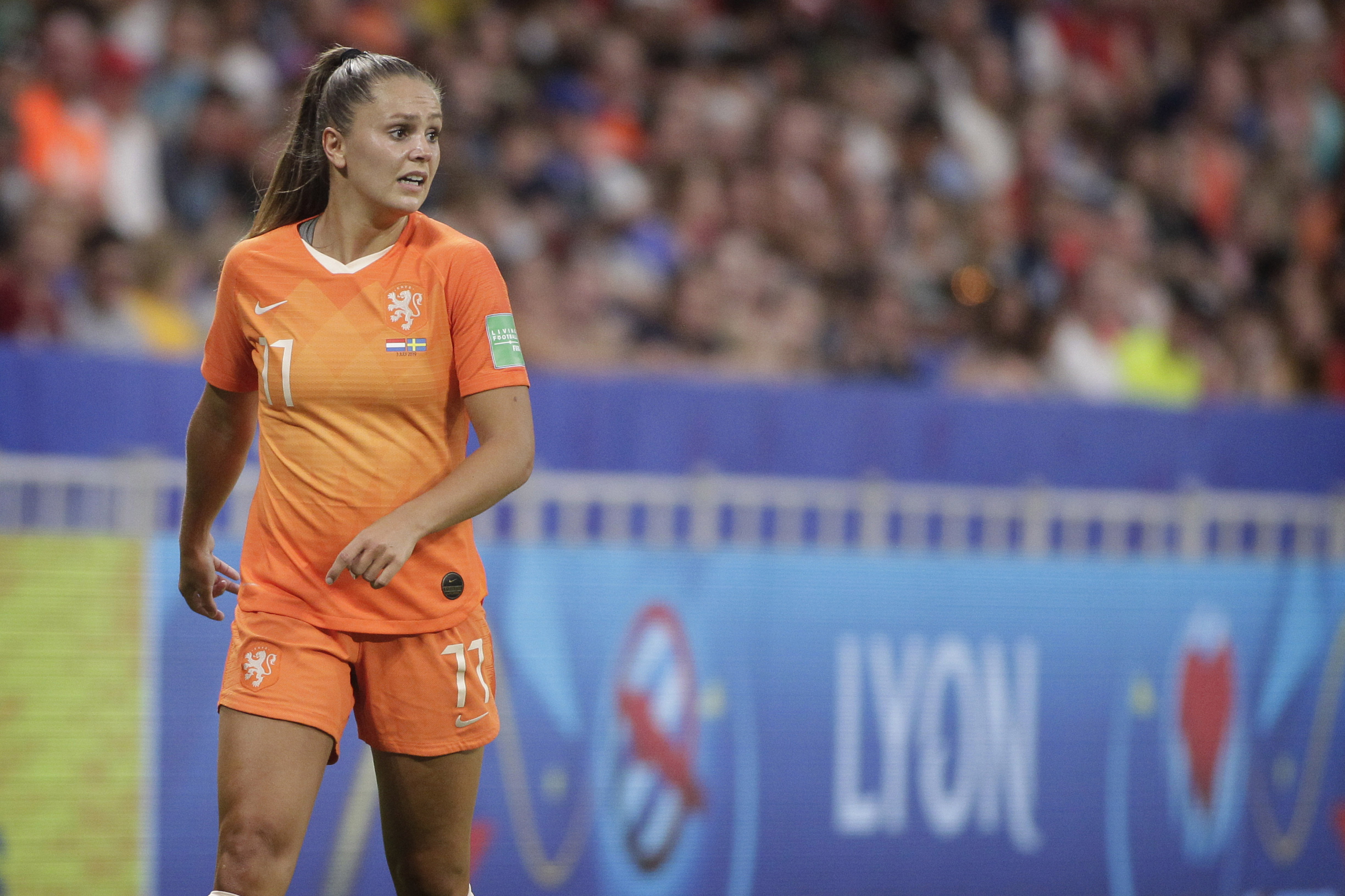 Lieke Martens op het WK van 2019