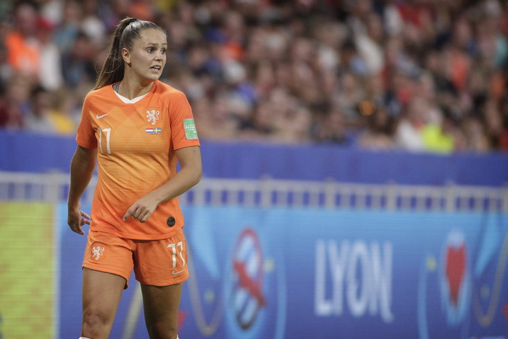 Lieke Martens op het WK van 2019