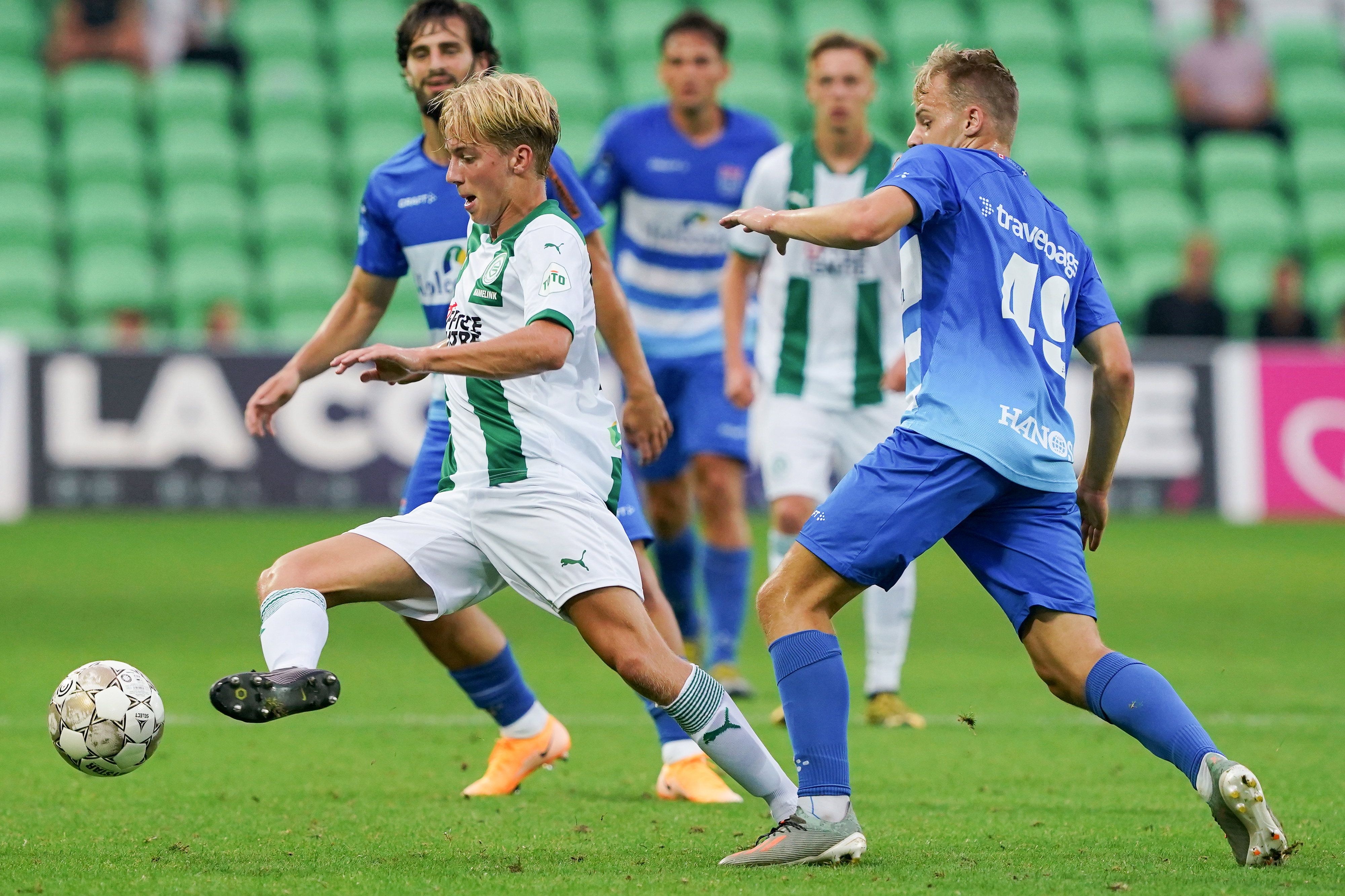 Max Hamelink in zijn tijd in de jeugd van FC Groningen