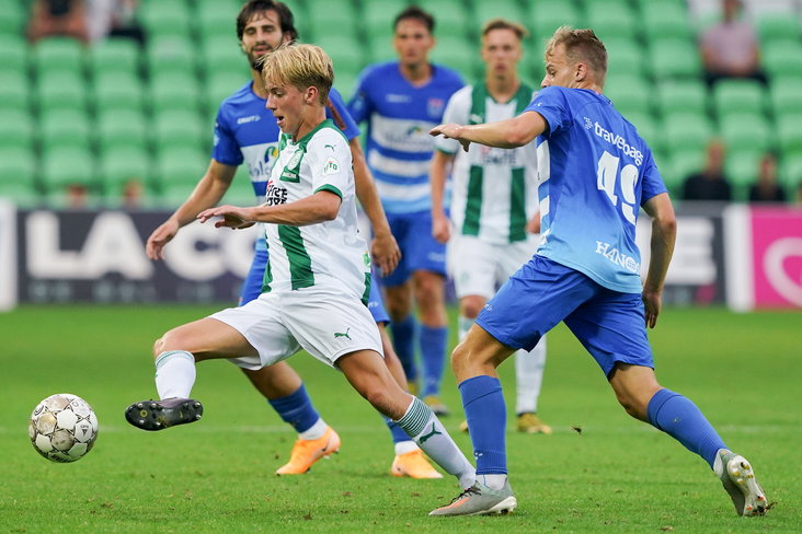 Max Hamelink in zijn tijd in de jeugd van FC Groningen
