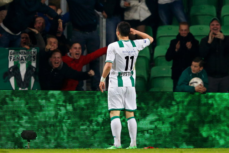 Fillip Kostic bij FC Groningen in 2014