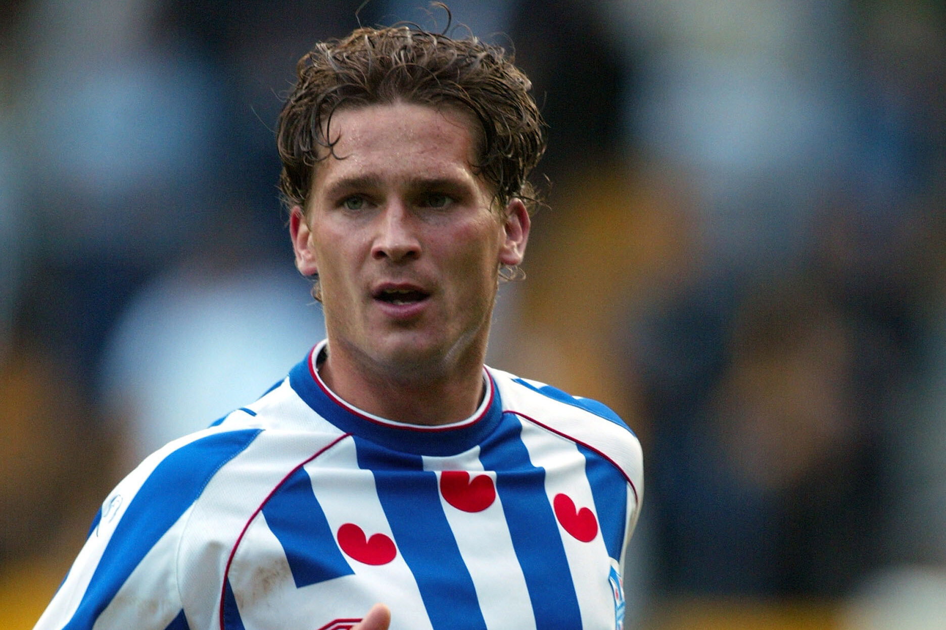 Arek Radomski in het shirt van SC Heerenveen