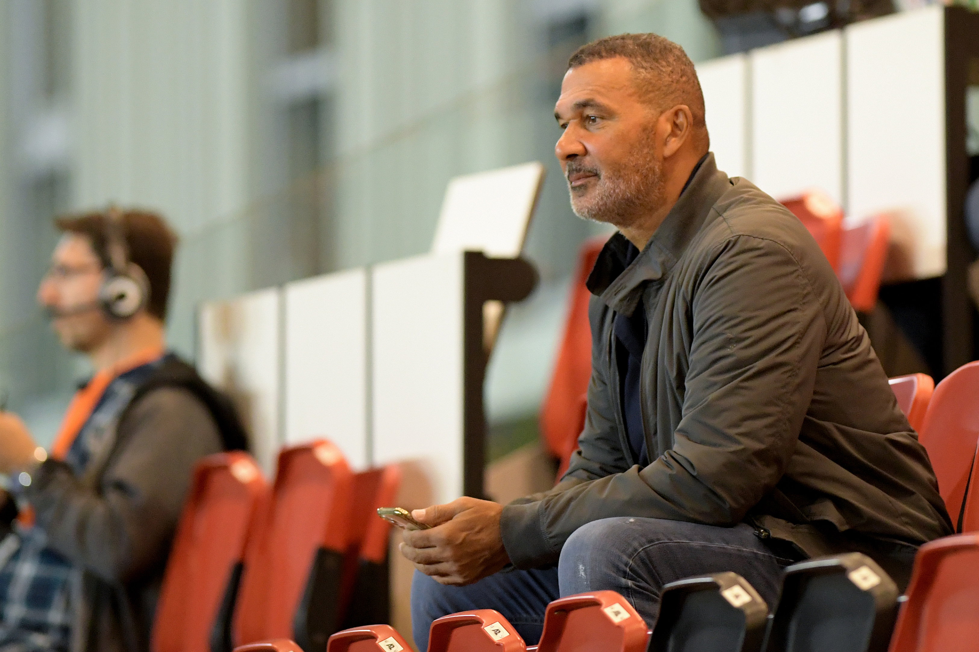 Ruud Gullit op de tribune