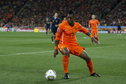Eljero Elia in actie tijdens de finale van het WK 2010