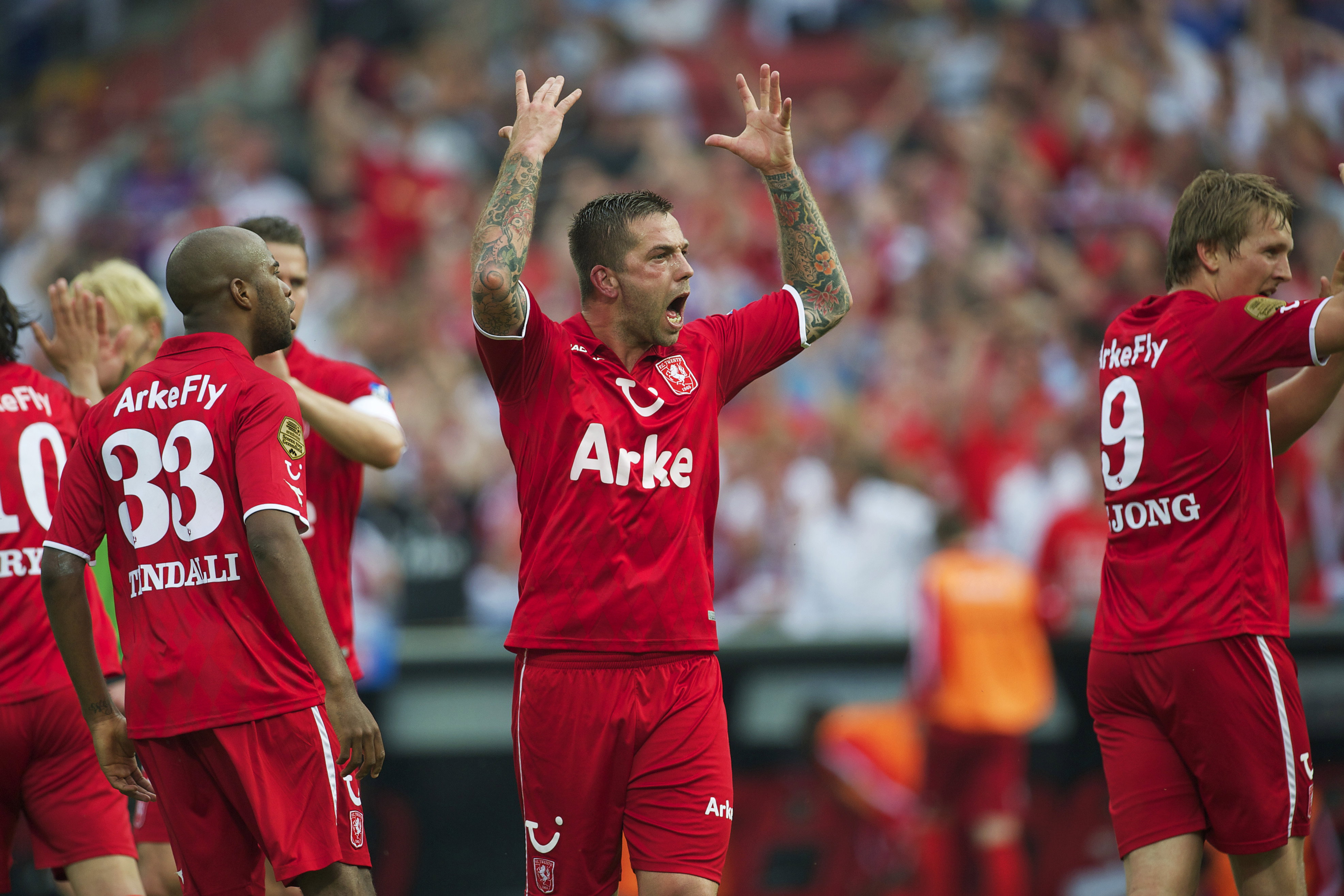Theo Janssen in de bekerfinale van 2011
