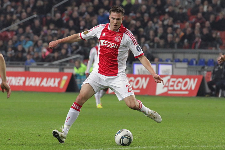 Derk Boerrigter voor Ajax