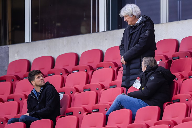 Klaas Jan Huntelaar en Hans van der Zee