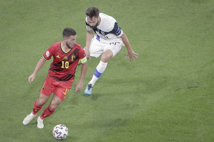 Eden Hazard en Tim Sparv
