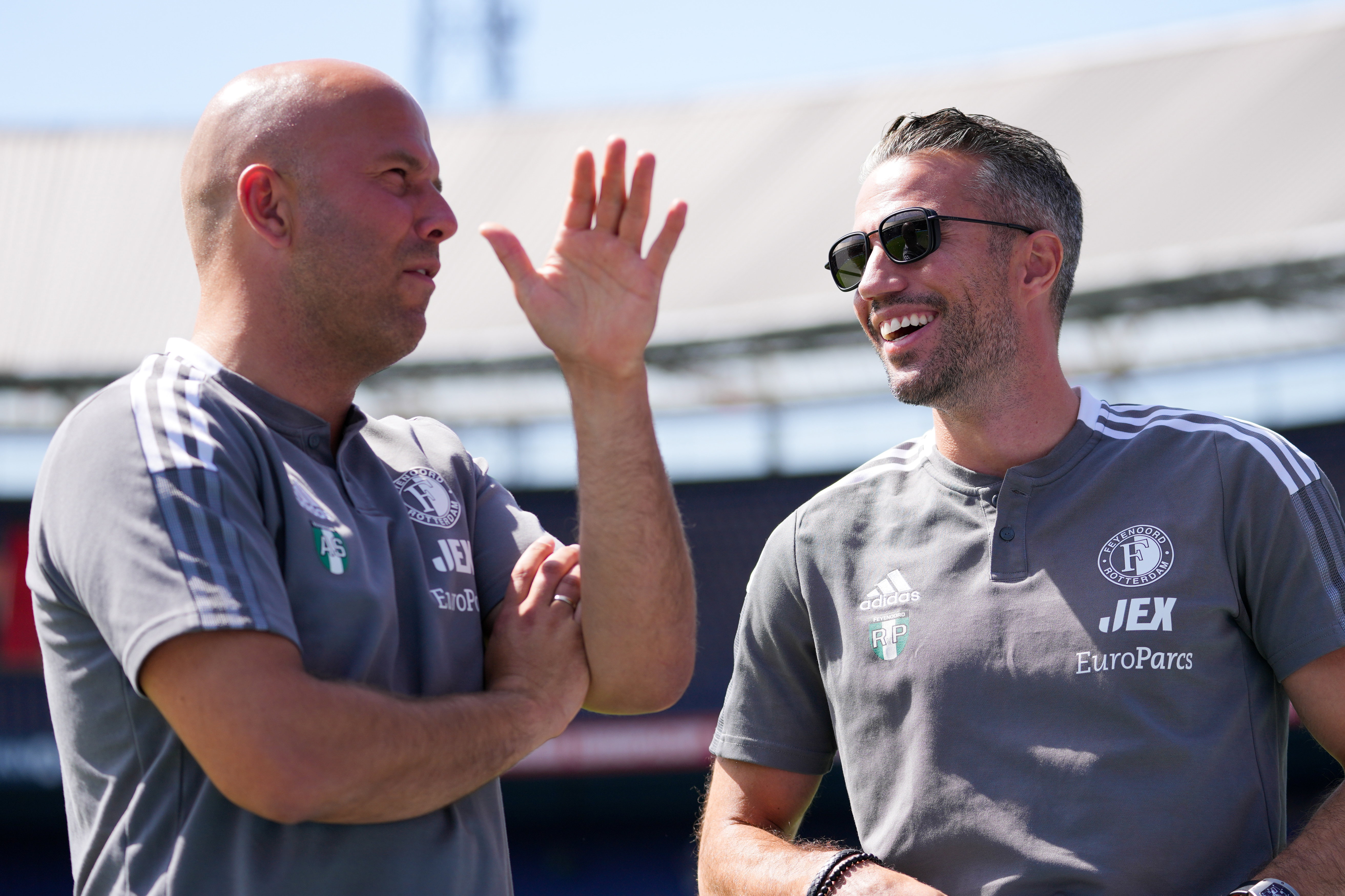 Arne Slot en Robin van Persie