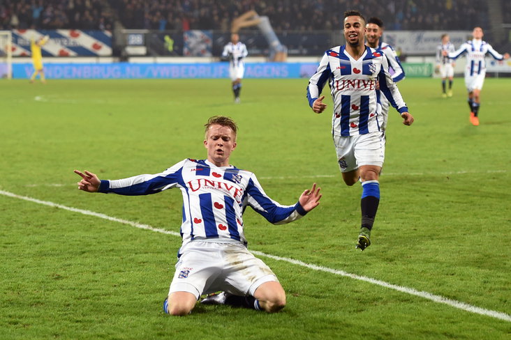 Sam Larsson bij SC Heerenveen in 2016