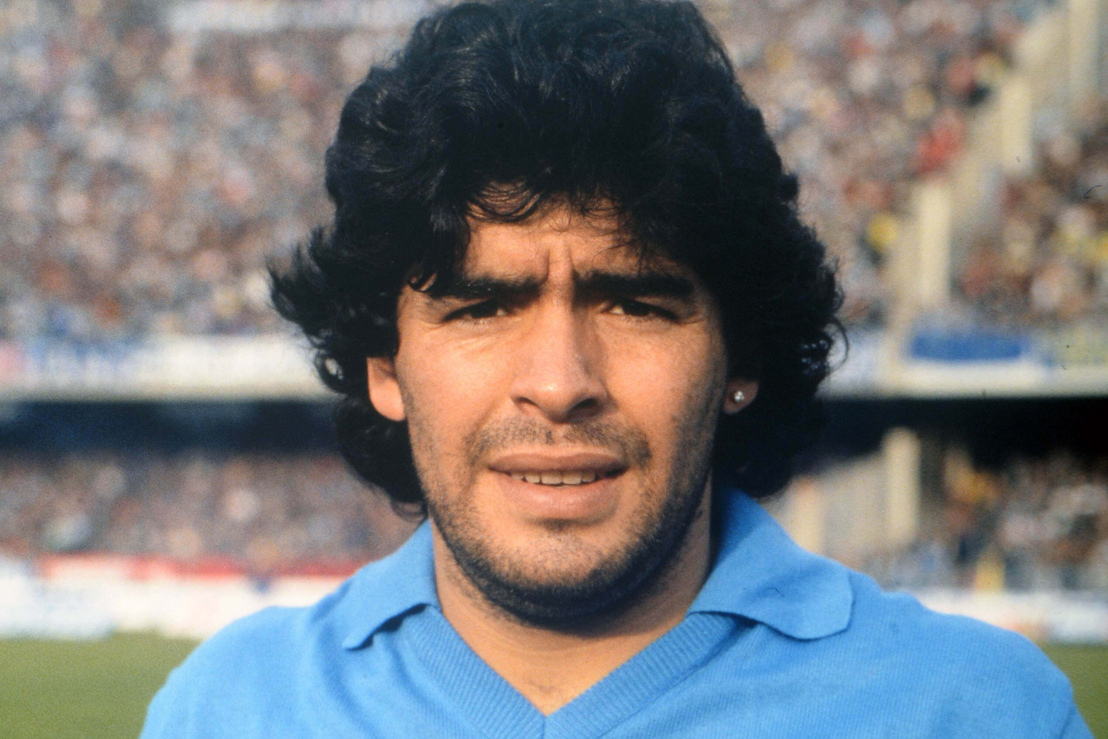 Diego Maradona als speler van Napoli