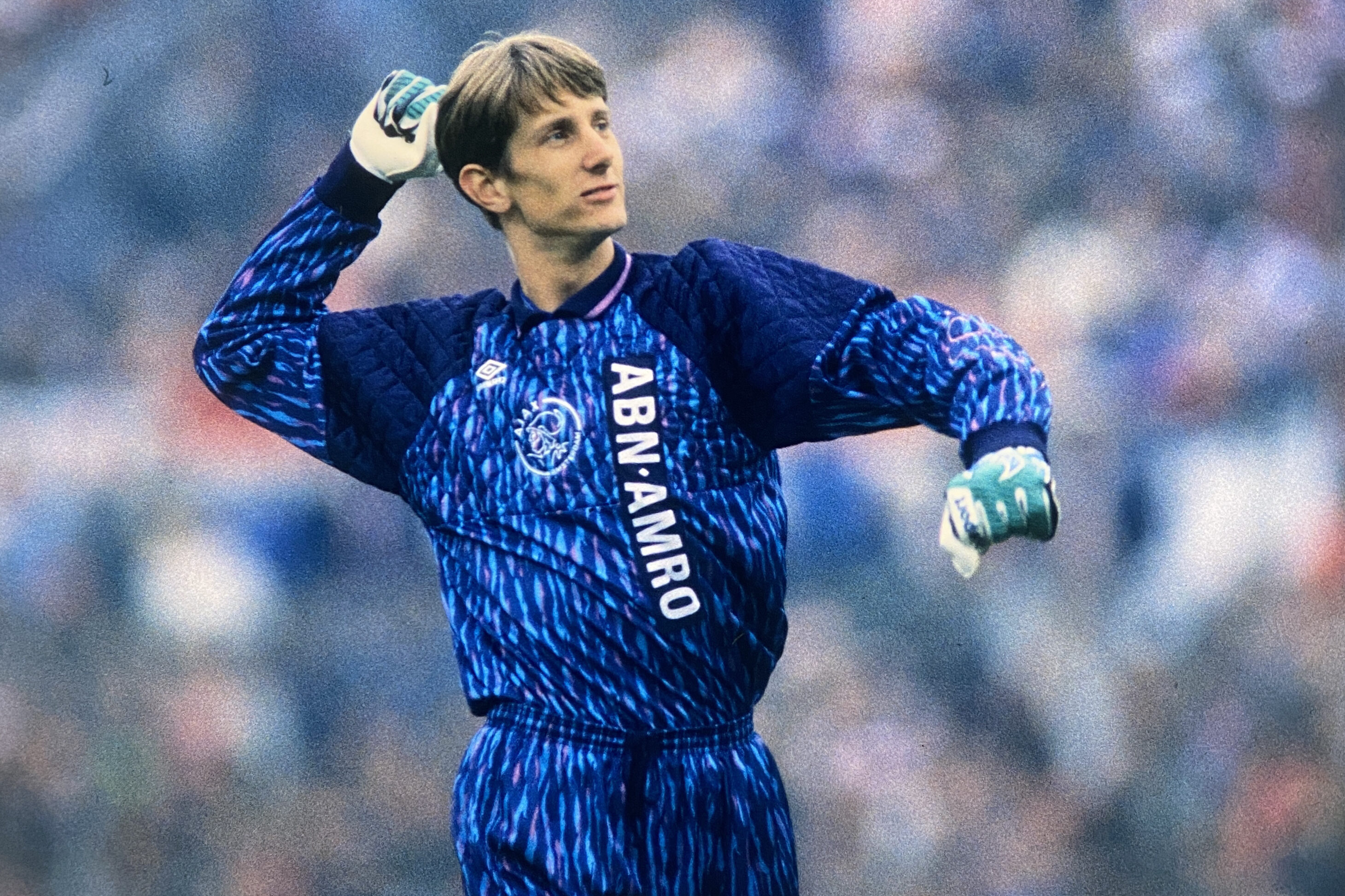 Edwin van der Sar als doelman van Ajax