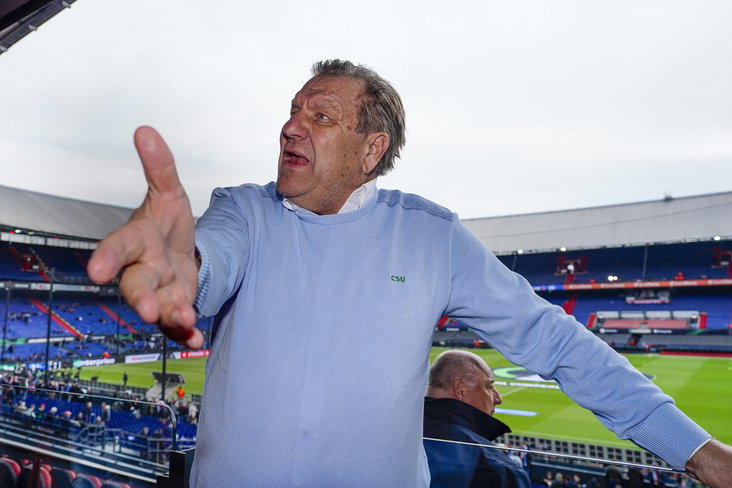Jan Boskamp in de Rotterdamse Kuip