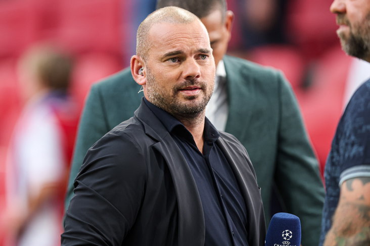 Wesley Sneijder in de Johan Cruijff Arena