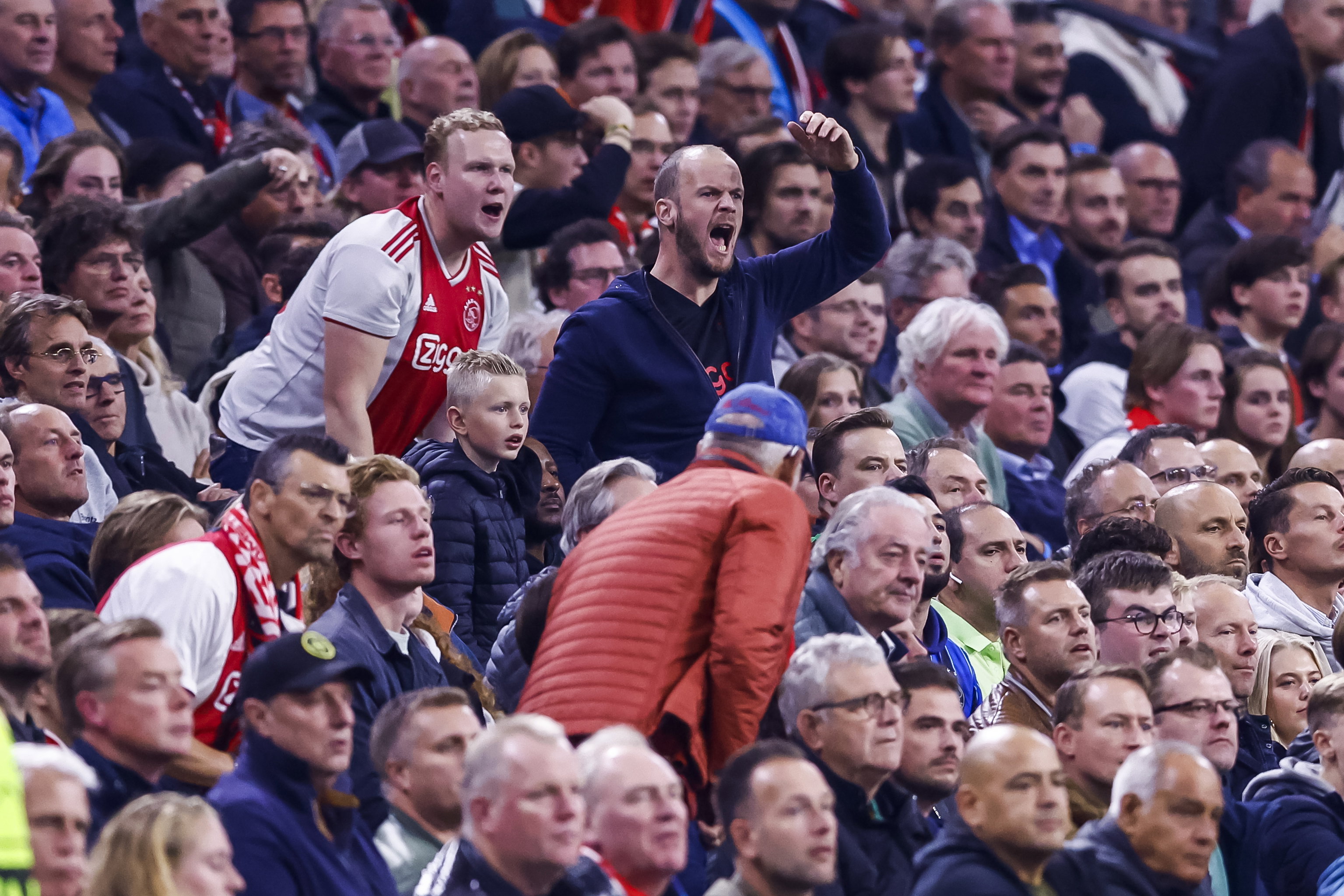 Balende Ajax-supporters