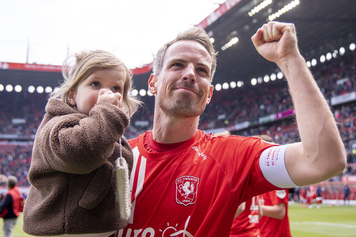 Wout Brama met dochtertje Bo