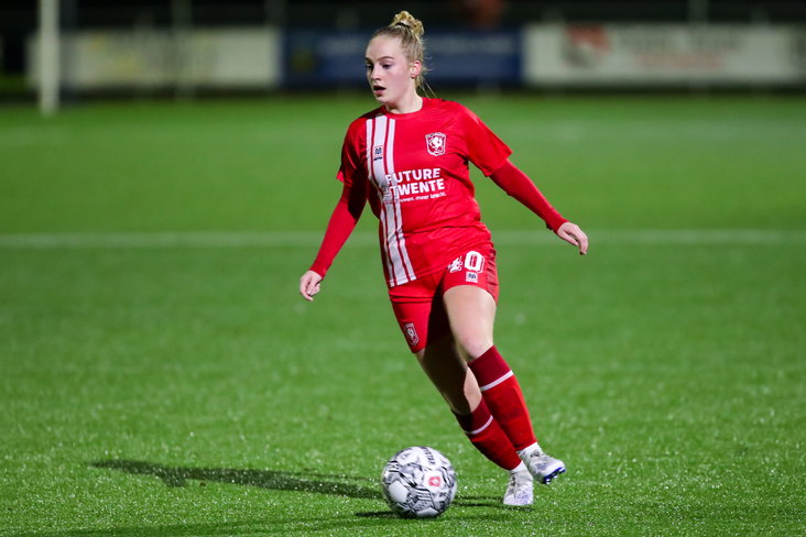 Marit Speek, hier in actie namens FC Twente