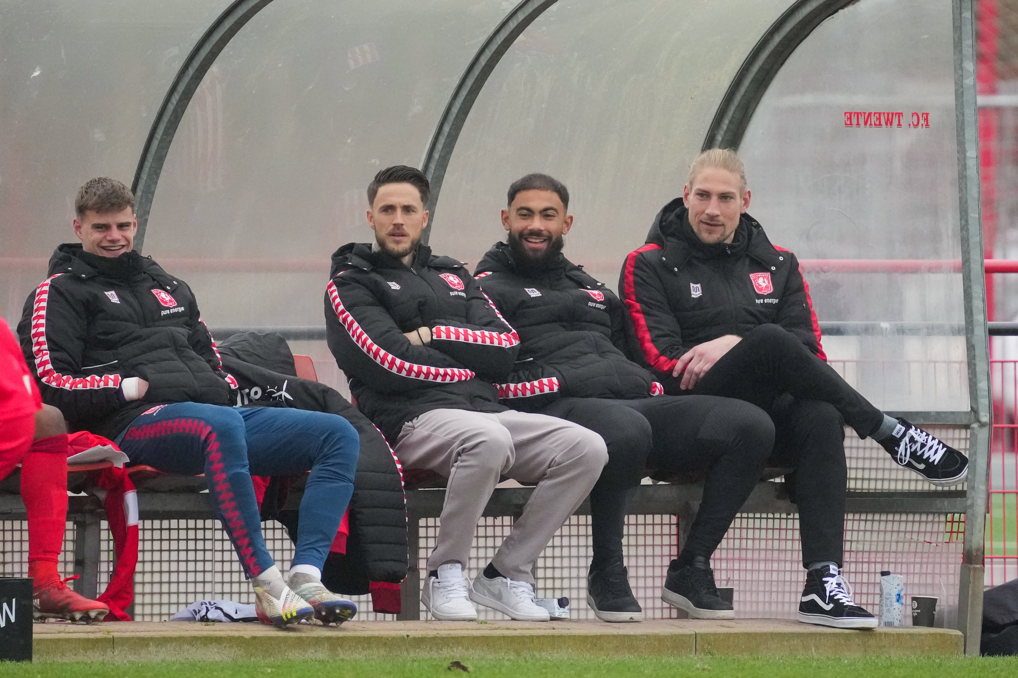 Sam Karssies, Ricky van Wolfswinkel, Issam El Maach en Lars Unnerstall