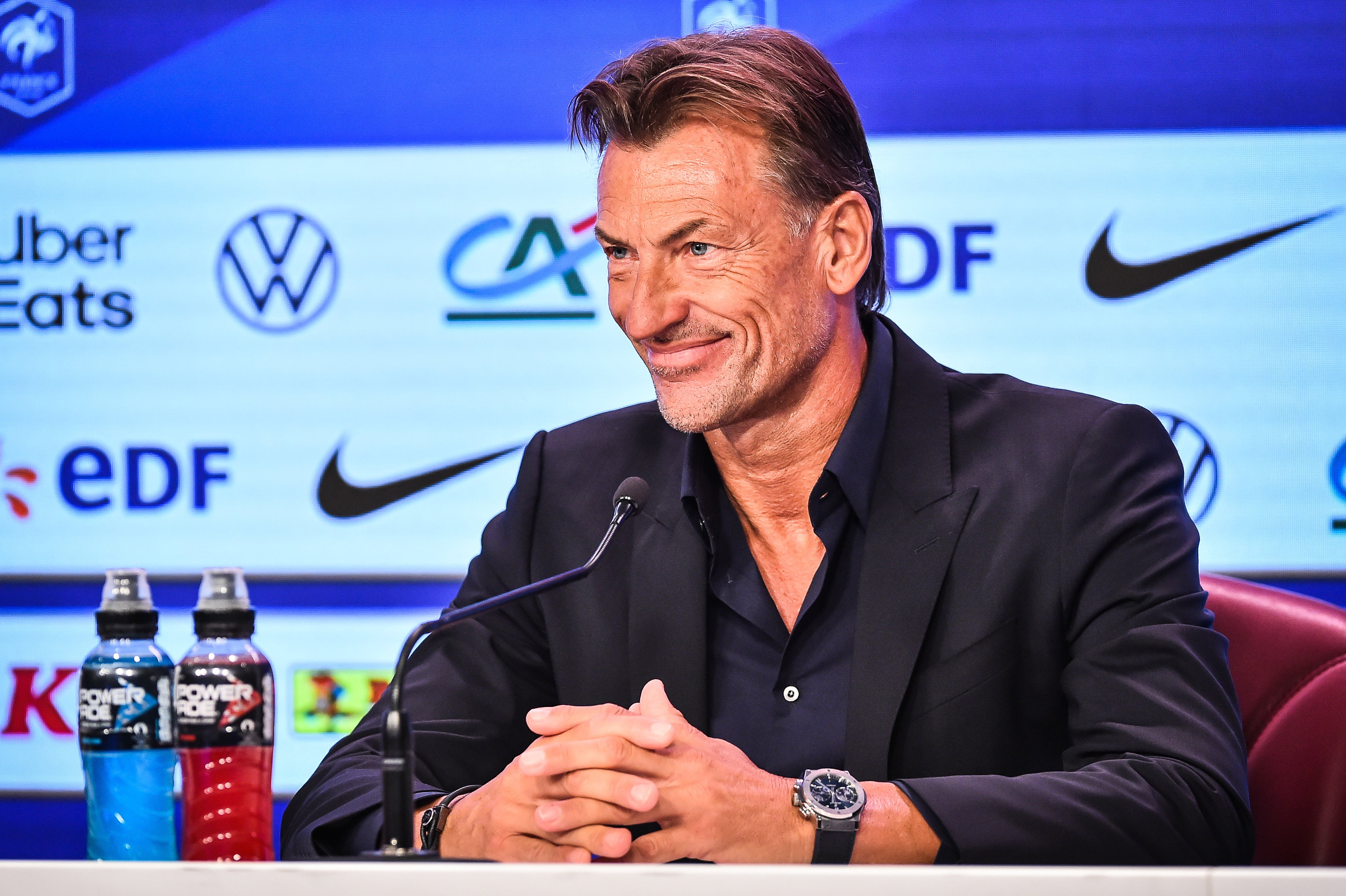 Hervé Renard bij zijn presentatie als bondscoach van Frankrijk