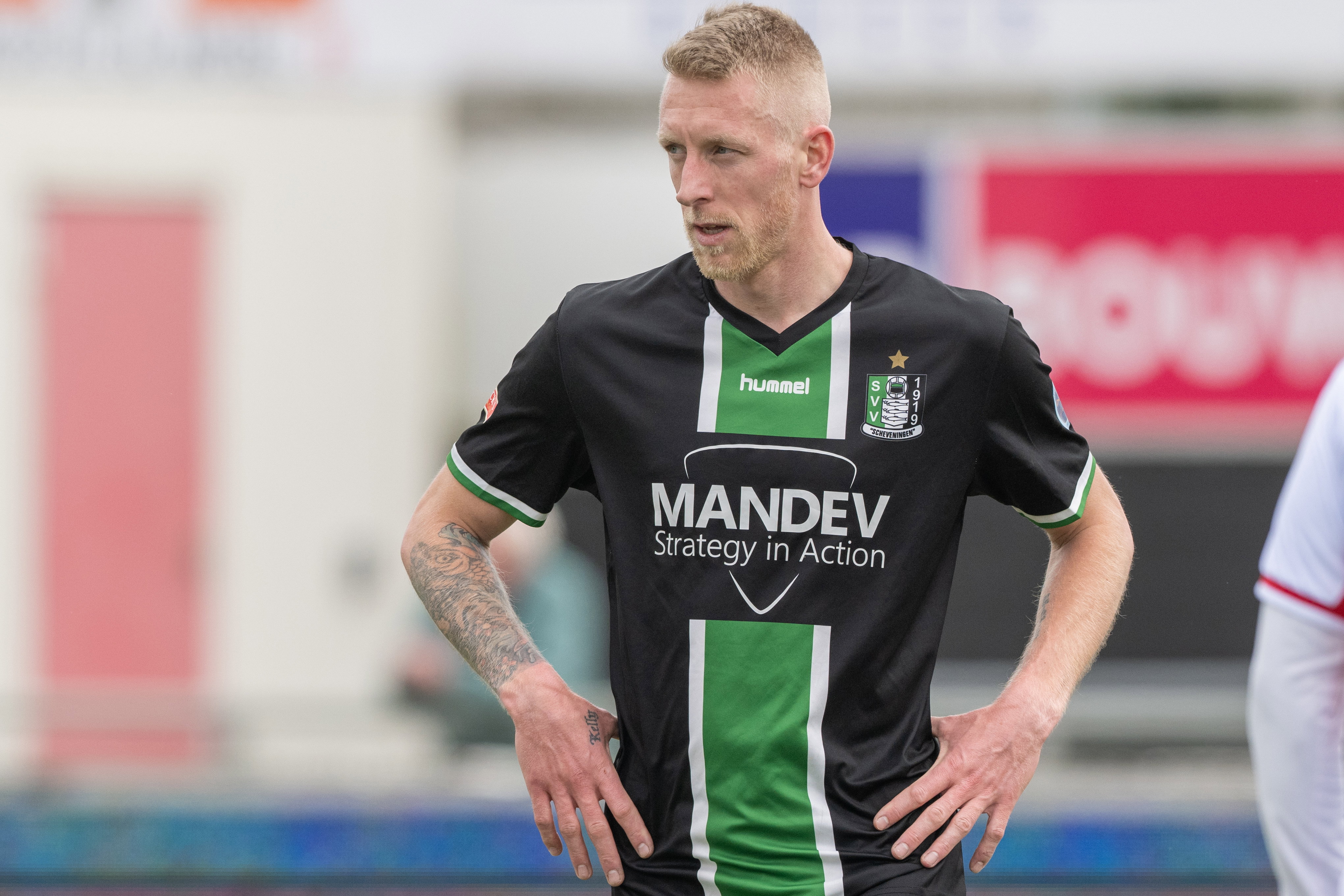 Lex Immers in het shirt van Scheveningen