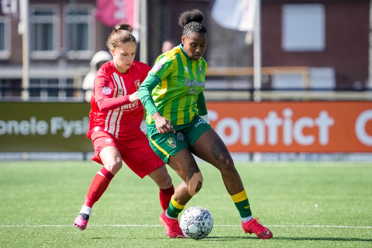 Vanessa Susanna in actie namens ADO Den Haag