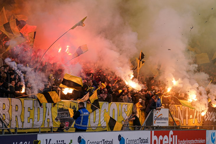 Supporters van NAC Breda