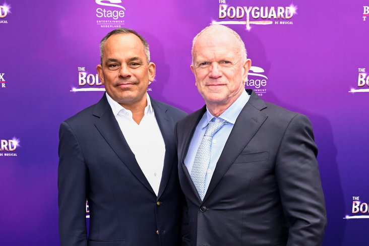 Evert Santegoeds met zijn partner