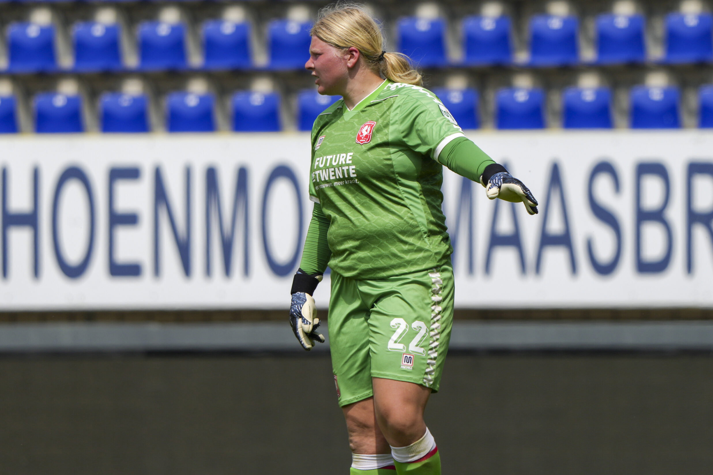 Inge Tijink in het shirt van FC Twente