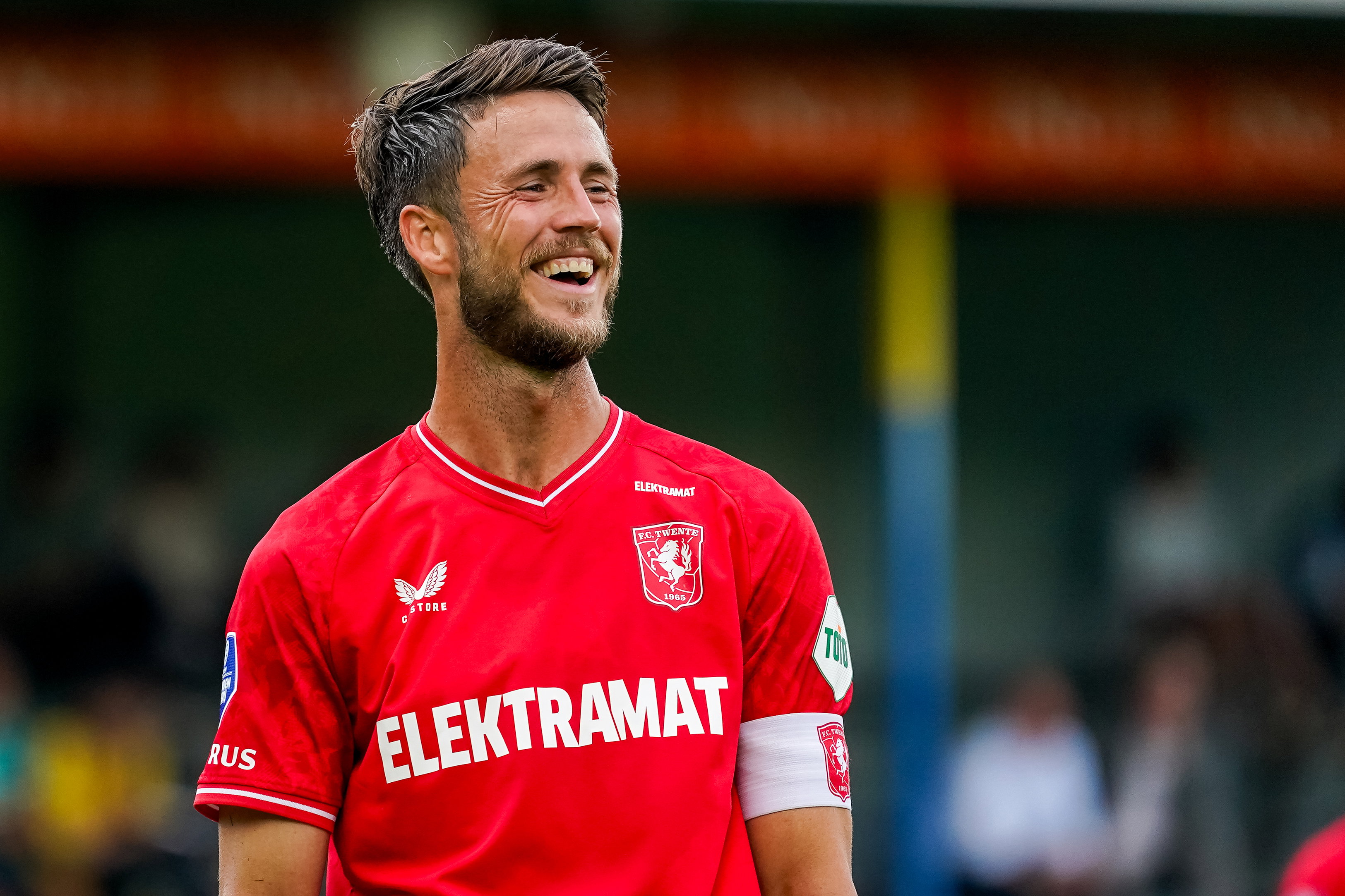 Ricky van Wolfswinkel lacht