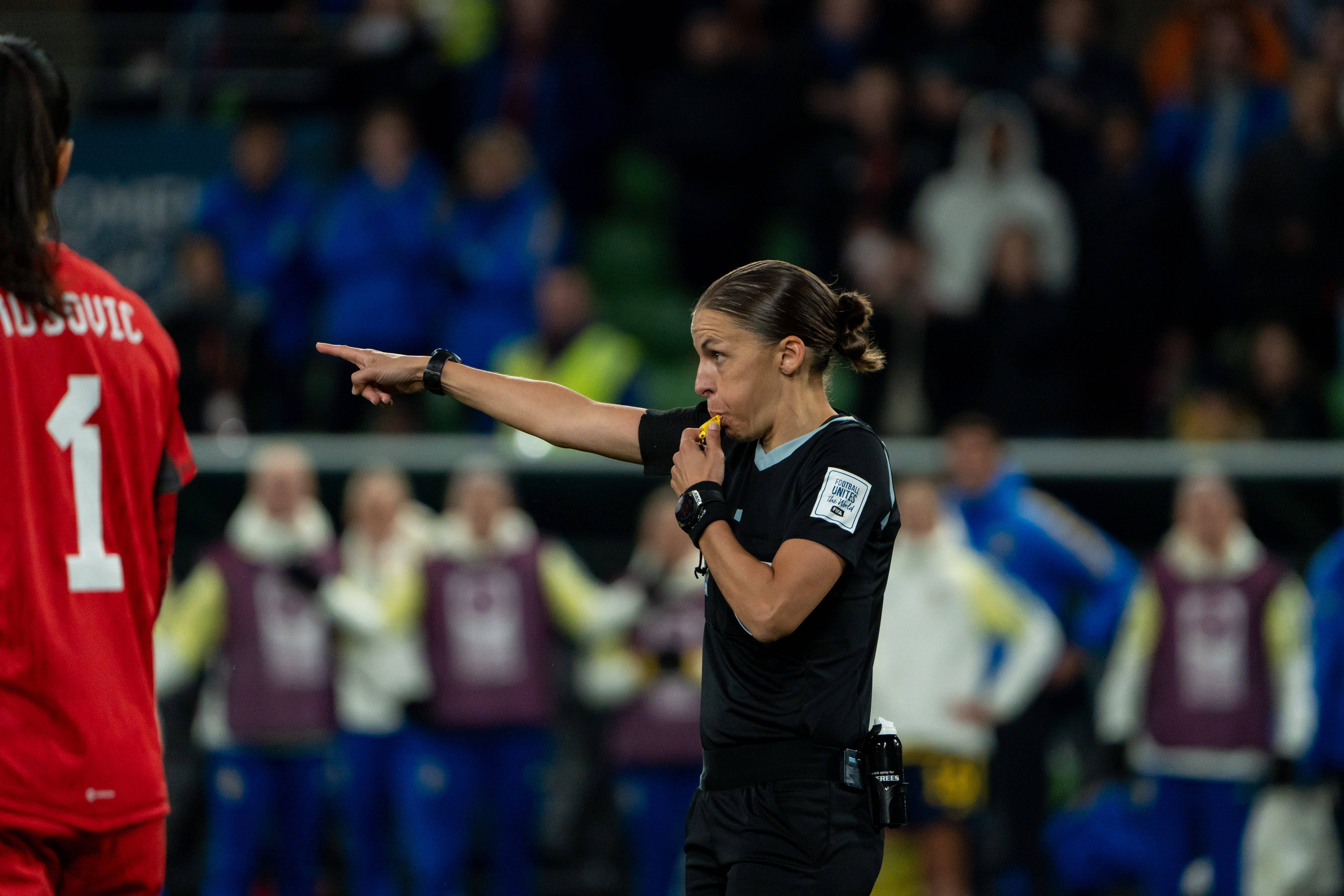 Stéphanie Frappart actief op het WK 2023