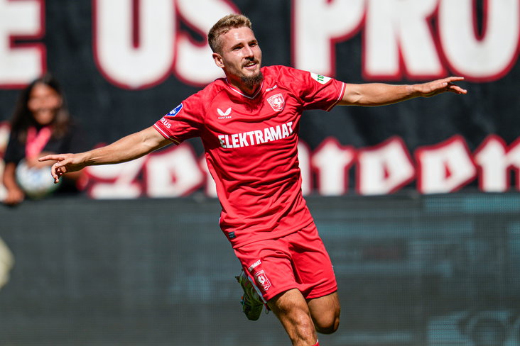 Michal Sadilek juicht