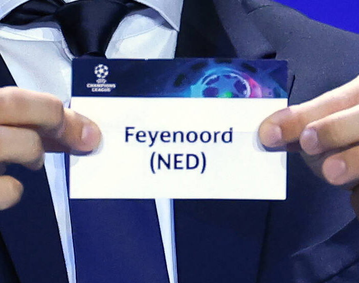 Feyenoord bij de loting van de Champions League