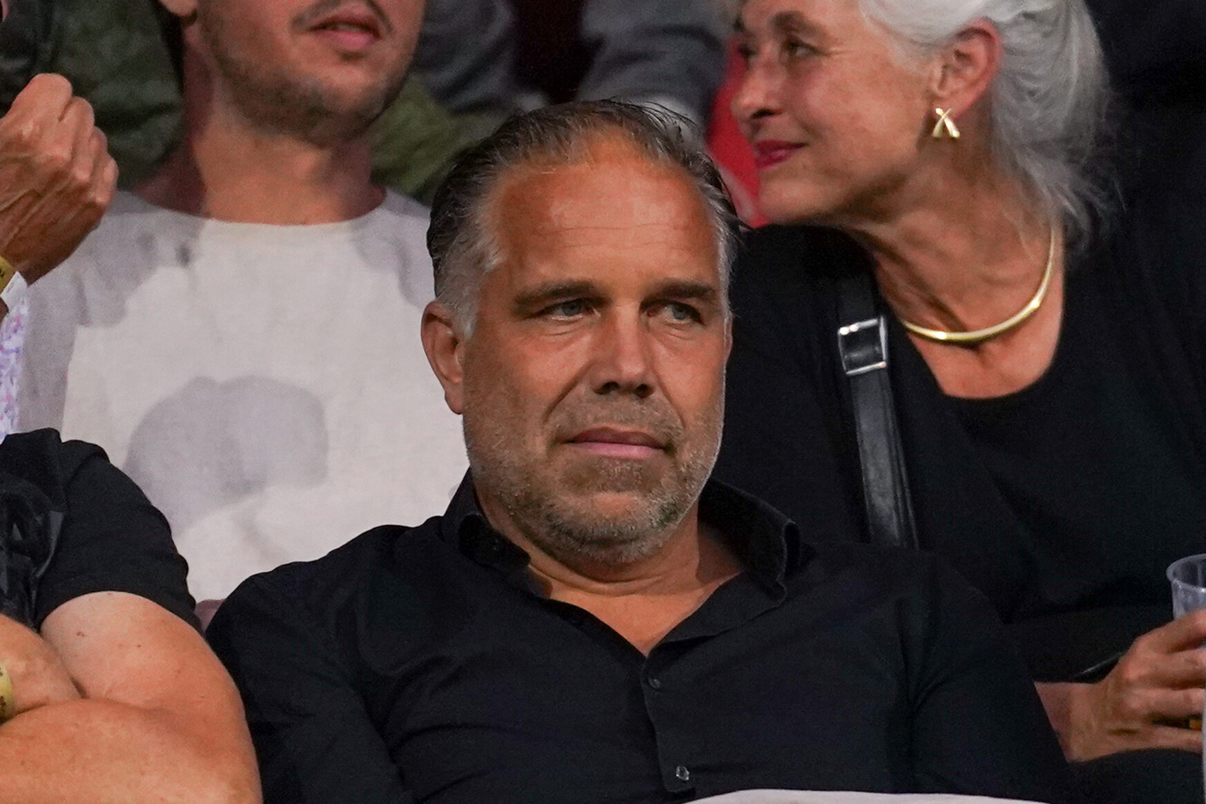 Art Langeler op de tribune