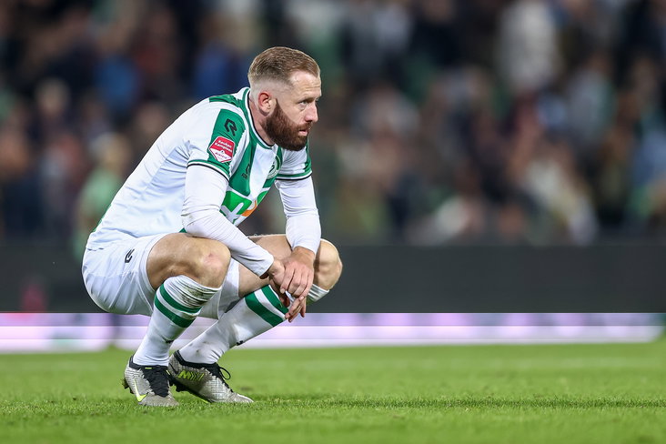 Een teleurgestelde Kevin van Veen