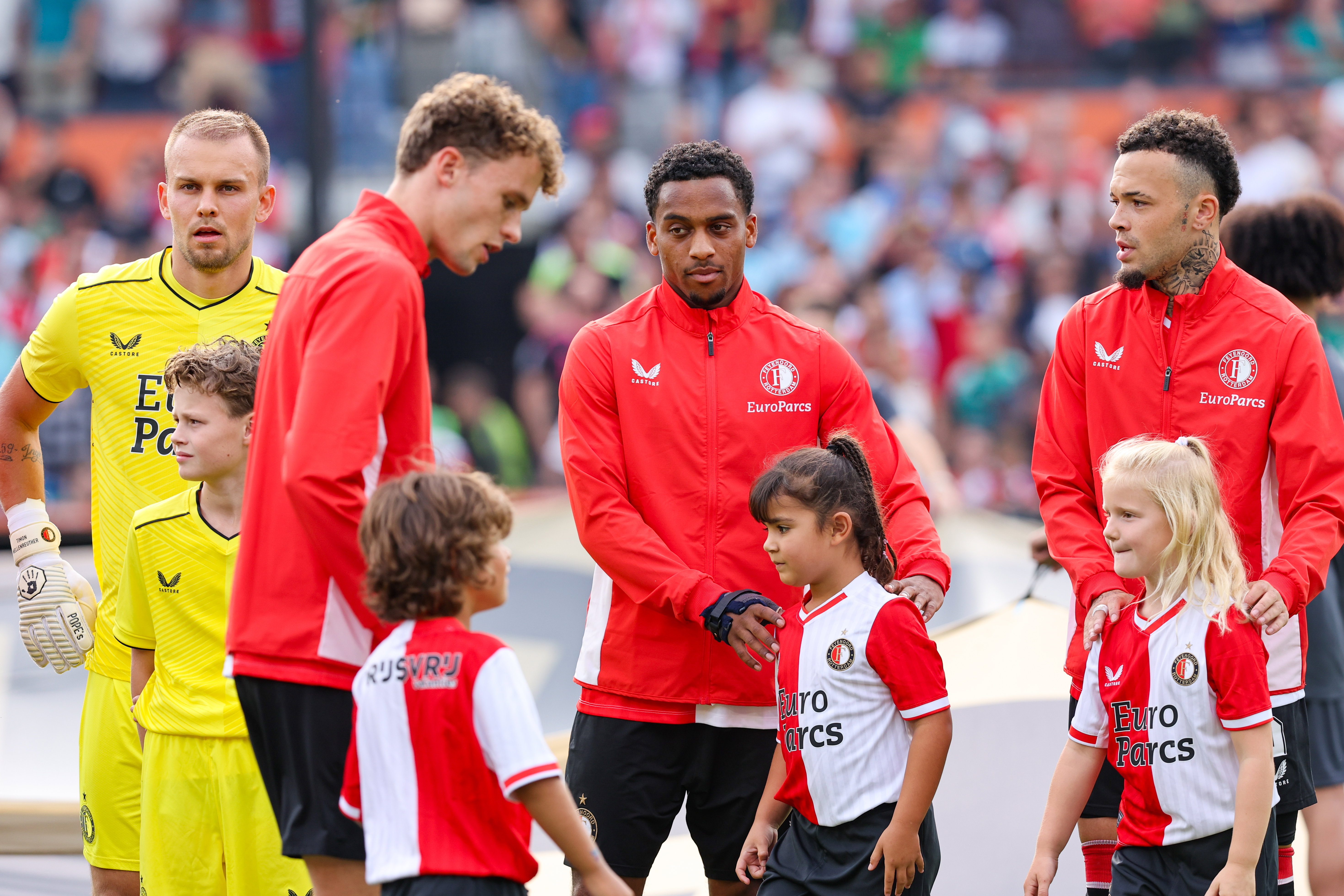 Timon Wellenreuther, Mats Wieffer, Quinten Timber en Quilindschy Hartman