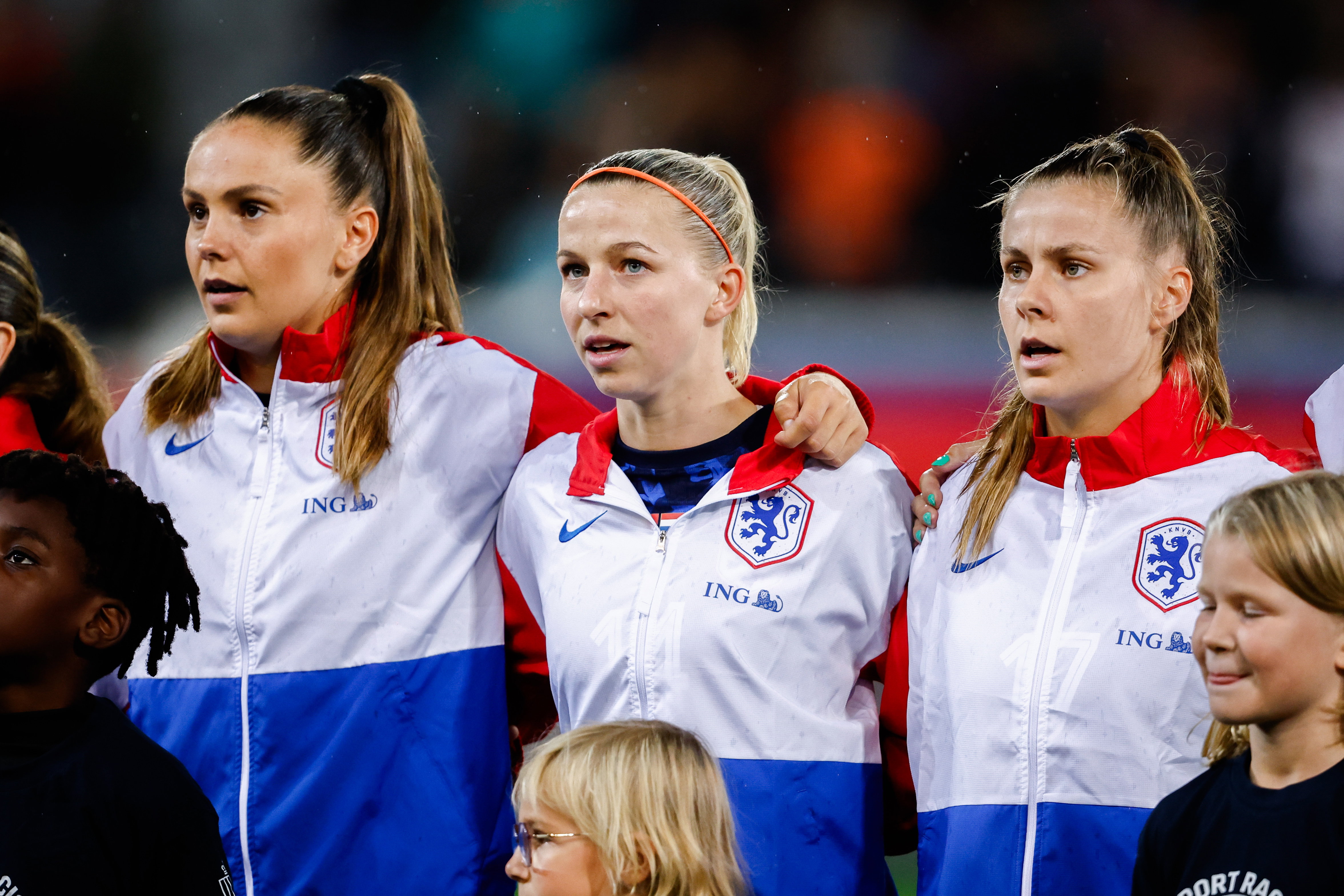 Lieke Martens, Jackie Groenen en Victoria Pelova
