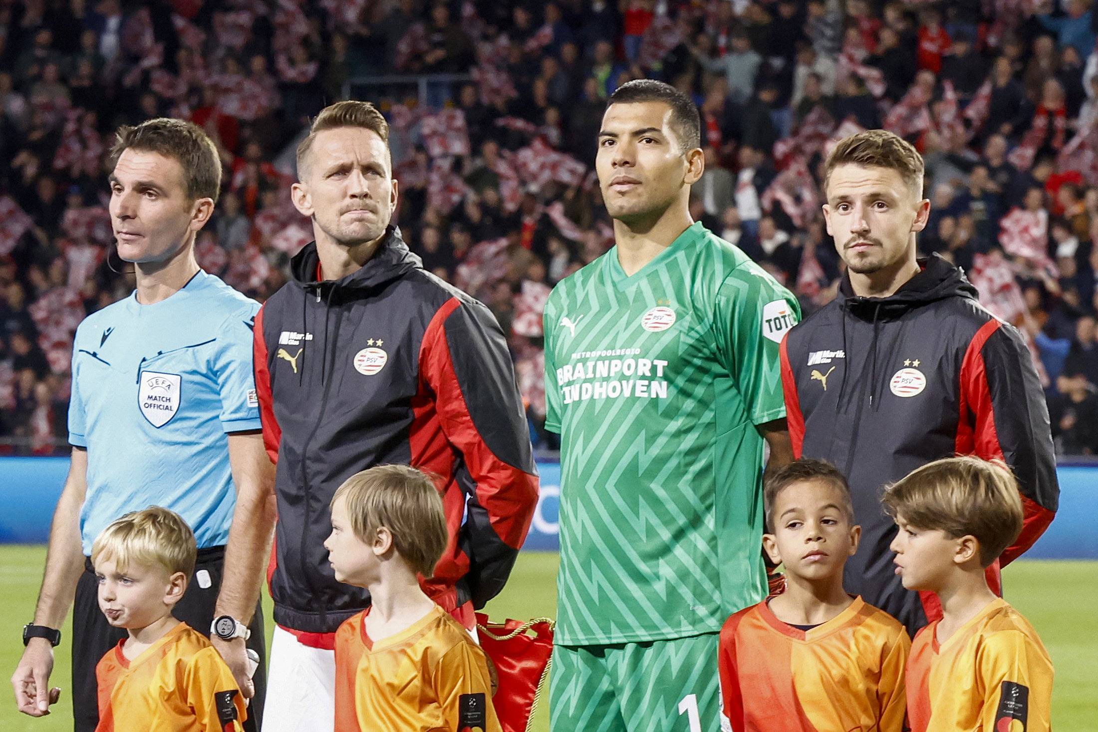Luuk de Jong, Walter Benitez, Olivier Boscagli