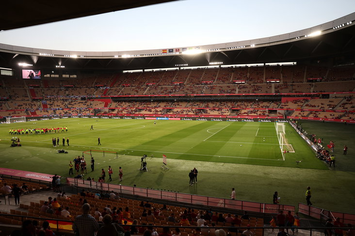Het Estadio de La Cartuja in Sevilla