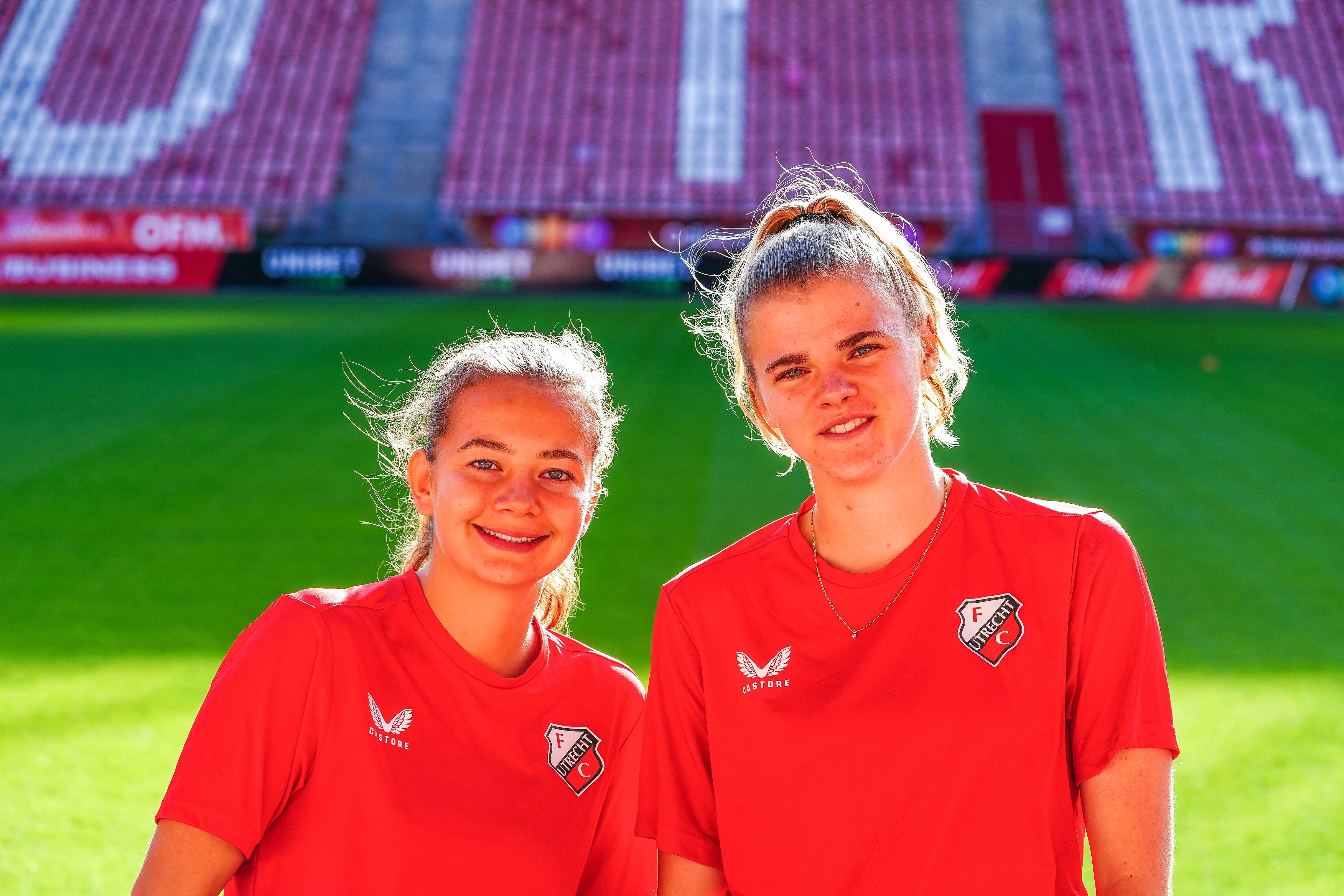 Lena Mahieu en Dieke van Straten bij FC Utrecht