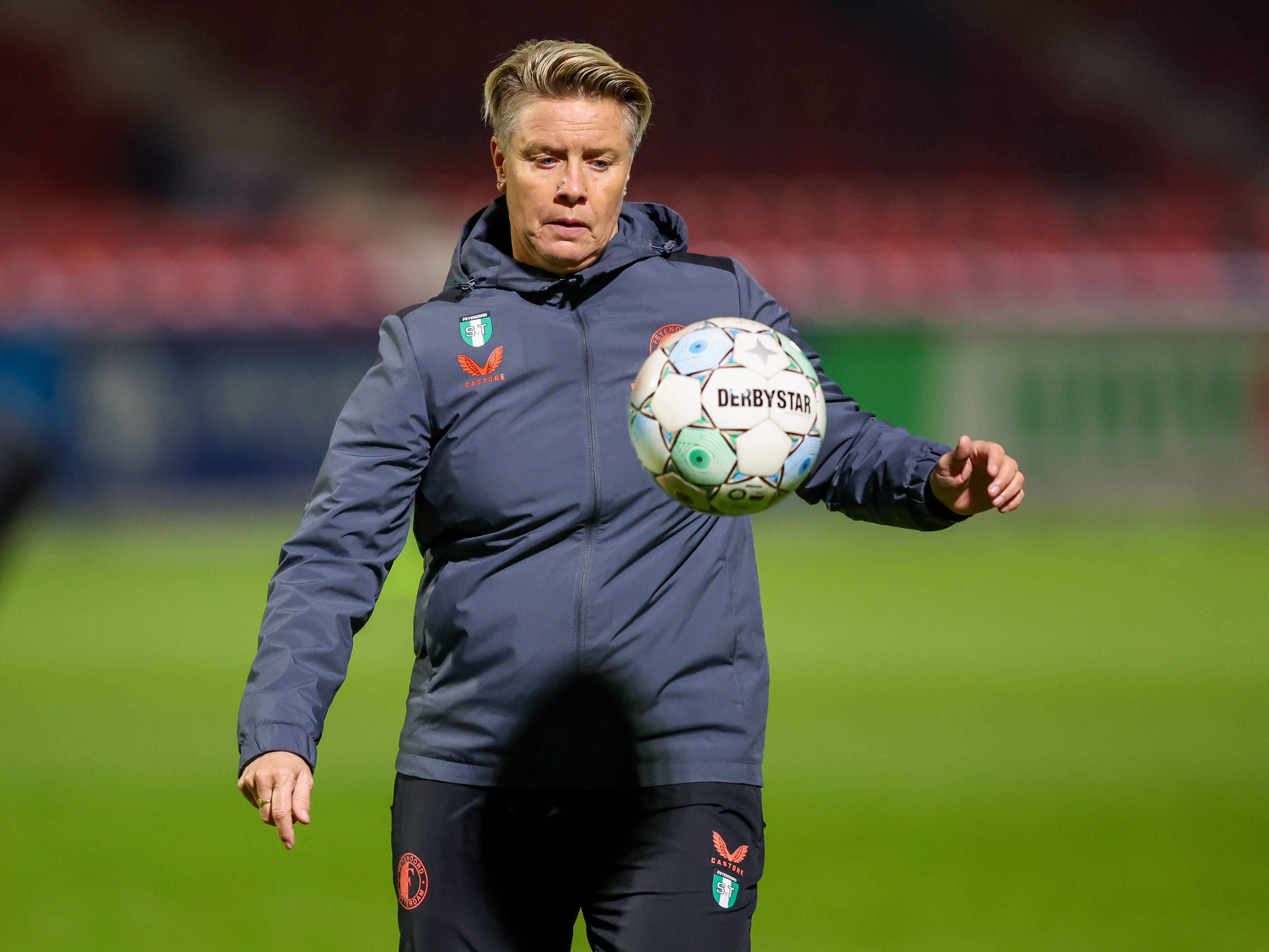 Sandra van Tol in haar tijd bij Feyenoord