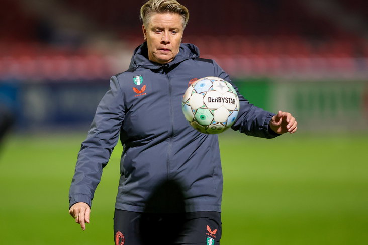 Sandra van Tol in haar tijd bij Feyenoord